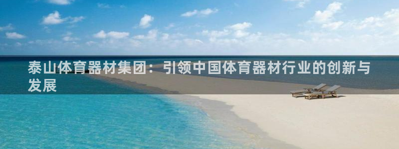 极悦平台官方网站登录不了：泰山体育器材集团：引领中国