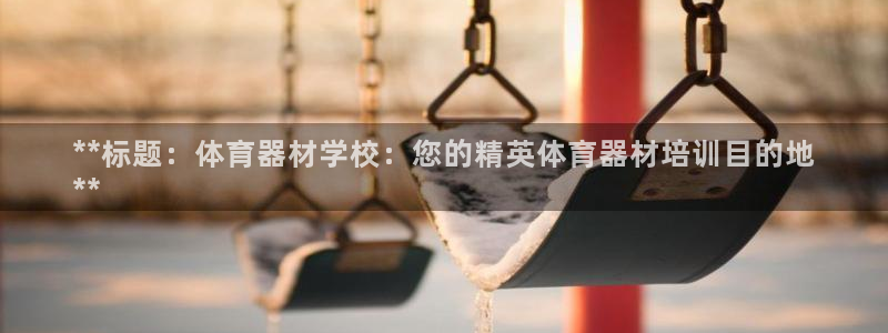 极悦平台app安全吗可靠吗：**标题：体育器材学校：