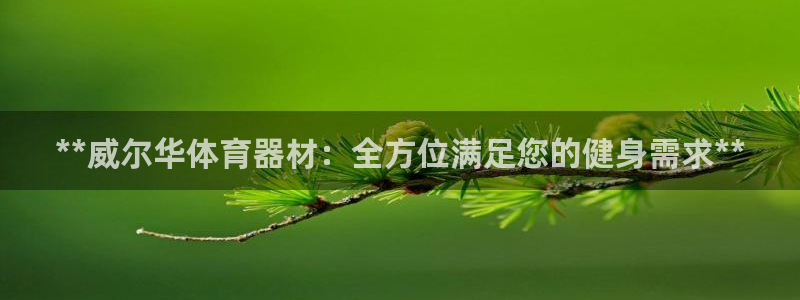 极悦平台注册失败如何解决呢：**威尔华体育器材：全方