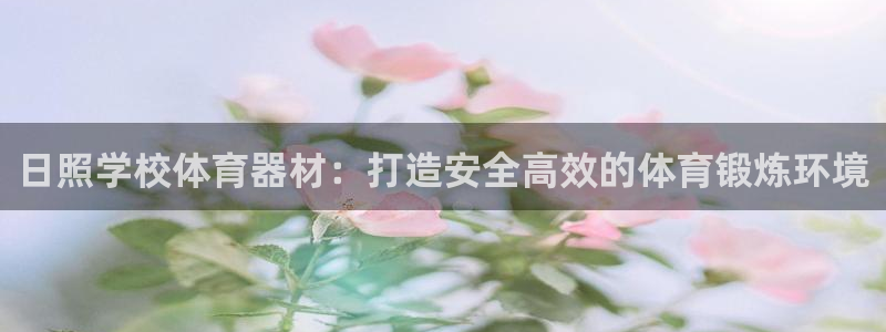 极悦娱乐的背景和历史背景分析：日照学校体育器材：打造