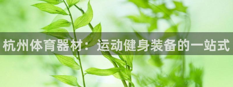 极悦平台代理怎么样可靠吗：杭州体育器材：运动健身装备