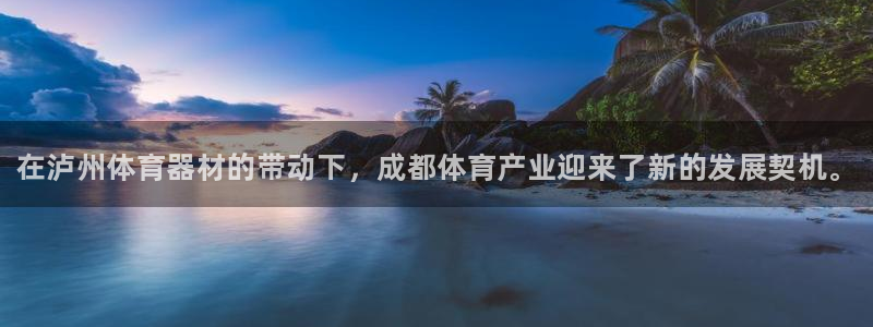 极悦平台决7O777：在泸州体育器材的带动下，成都体育产业迎